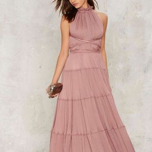 Nasty Gal Bacall cocktail prom maxi dress